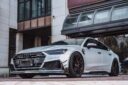 Audi A6S6RS6 C8 Upgrade RS6RS7 ABT Carbon Fiber Body Kit Front Lip Side Skirt Spoiler Diffuser Front Bumper Vents Rear Bumper Vents Mirror Cover